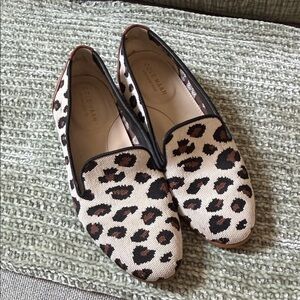 Cole Haan Leopard-Print Slip-On Loafers in Beige, Brown and Black